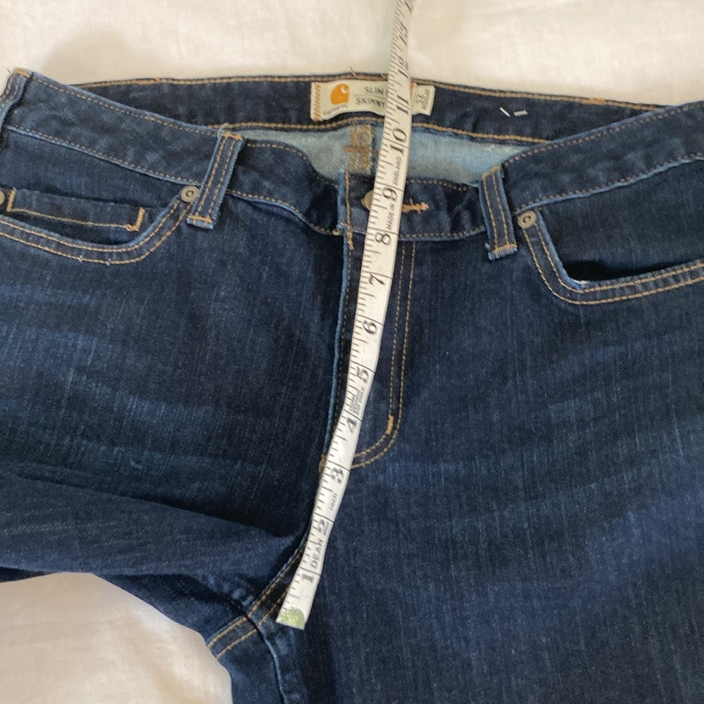 Carhartt slim fit Layton skinny leg midnight sky 12 - Picture 7 of 15
